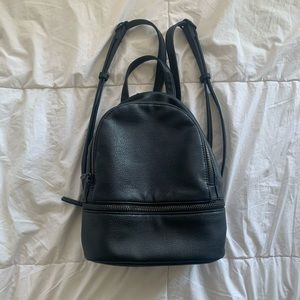 Fake Leather Mini Backpack
